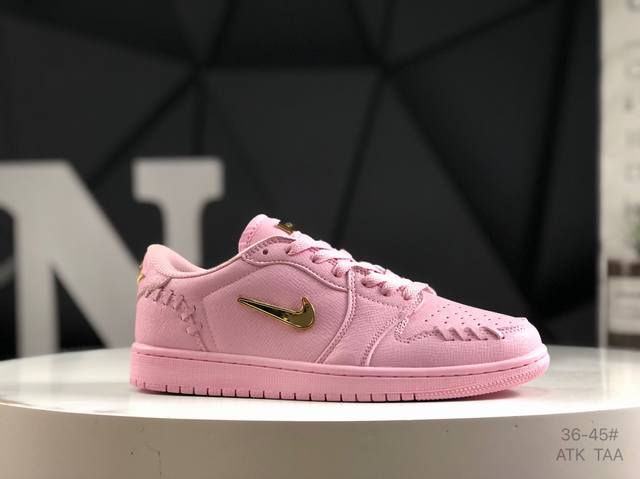 Nike Jordan Air Jordan 1 Low Aj1 Joe 1 Jordan 1 Generation Aj1 Small Gold Hook W