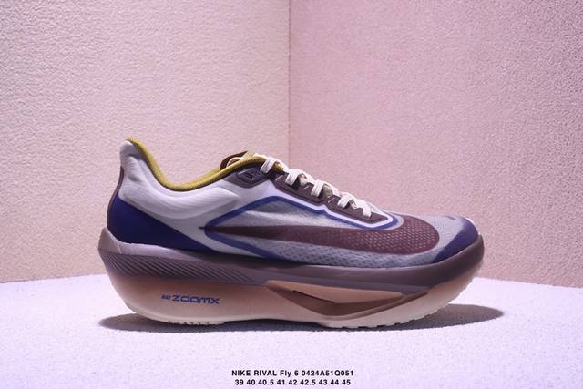 Nike Air Zoom Rival Fly 6 Ultra-Light Running Shoes Fabric Shock-Absorbing Light
