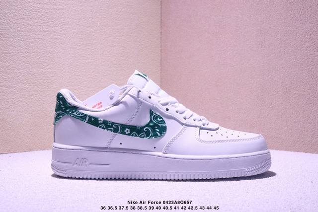 Nk The Air Force 1'07 Low Is Crafted From Recycled Materials, Mixing Leather, Me