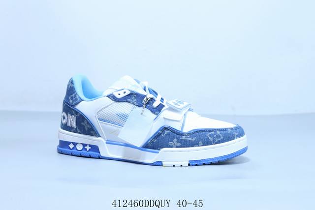 Lv Louis Vuitton Trainer Sneaker Low Casual Sports Culture All-Match Basketball