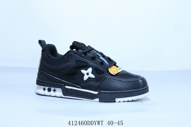 Lv Louis Vuitton Trainer Sneaker Low Casual Sports Culture All-Match Basketball