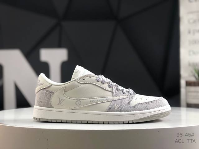 Nike Aj1 Travis Scott X Air Jordan 1 "Reverse Mocha" Aj1 Joe 1 Ts Lightning Join