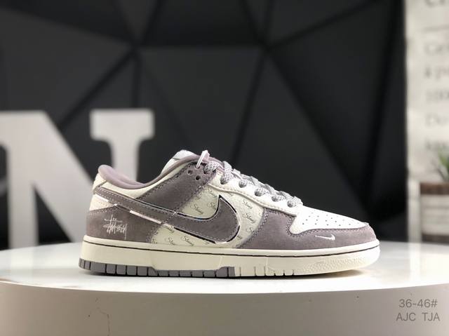 Real Label With Half Size Nike Nk Dunk Low Low-Top Casual Sneakers With Custom S