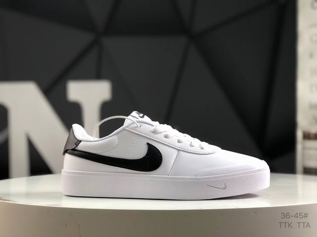 Real Label With Half Size Nike Court Shot Men's And Women's Sports Shoes, Spring