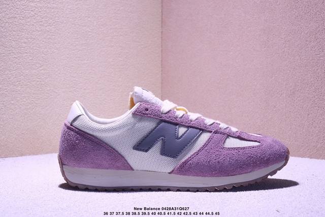 New Balance Nb 471 Series Fabric Cow Split Leather Retro Fashion Non-Slip Wear-R