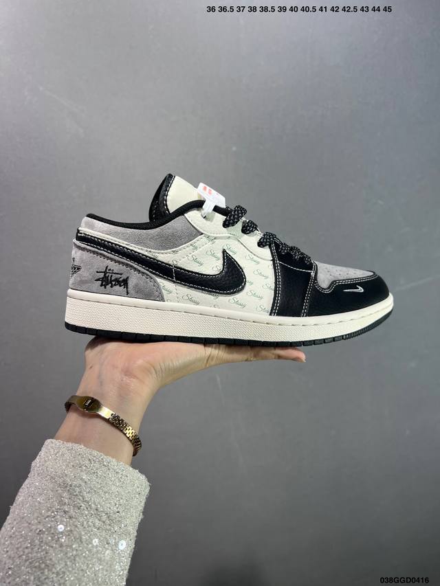 Company-Level Air Jordan Aj1 Low Series Custom Color Matching Wg8850-012 Origina