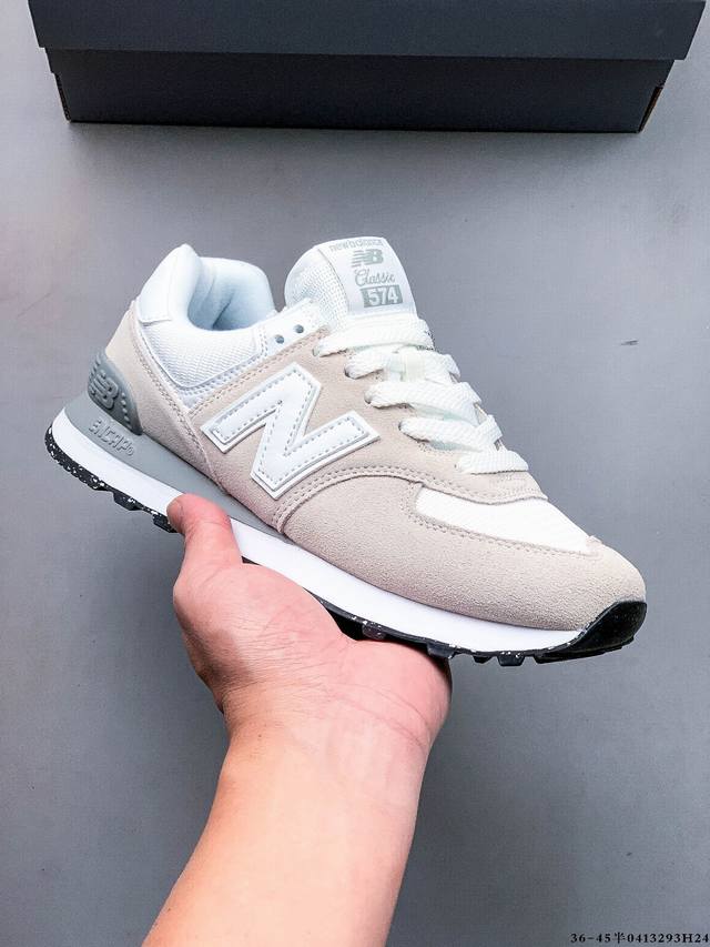 Collection Nb New Balance U574 Low-Top Retro Casual Sports Jogging Shoes Pure Or