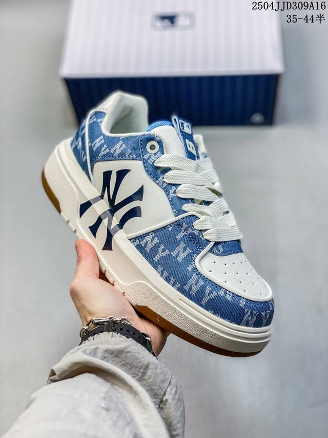 Mlb Korean F&F Sports Brand Men's And Women's Shoes Are Half-Size, Made Of High-