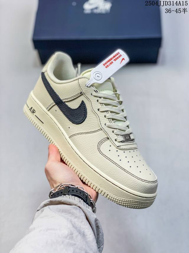 Company-Level Half-Size Nike Air Force 1'07 Low Air Force One Low-Top Versatile