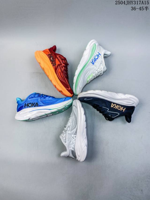 Genuine Label With Half Size Hoka One One Clifton 10 Comfortable And Versatile L