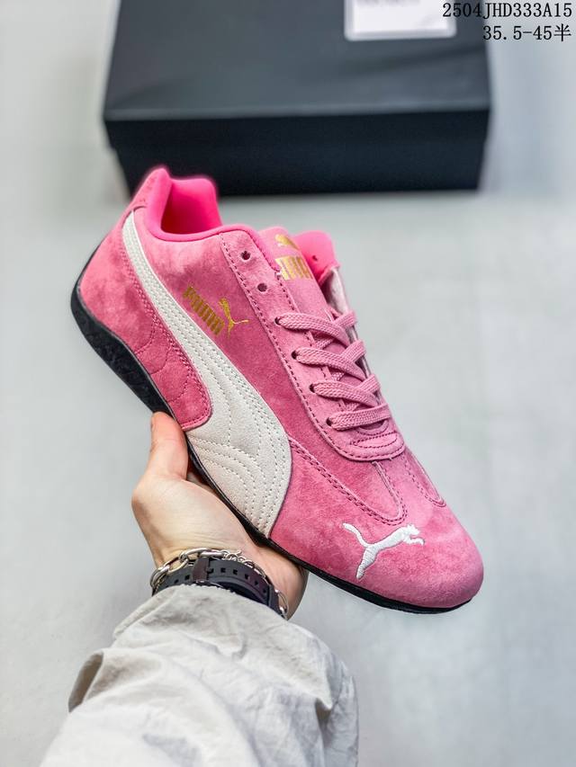 Real Label With Half Size Puma Puma Ferrari Series Low-Top Thin Bottom German Tr