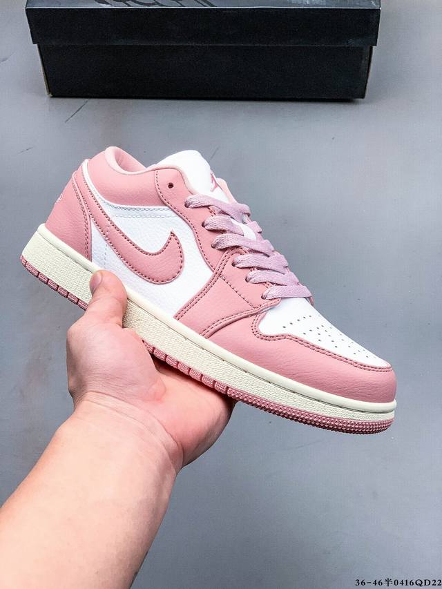 Second Layer Real Label! Nike Air Jordan Low 1 Jordan 1 Low-Top Inverted Hook Lv