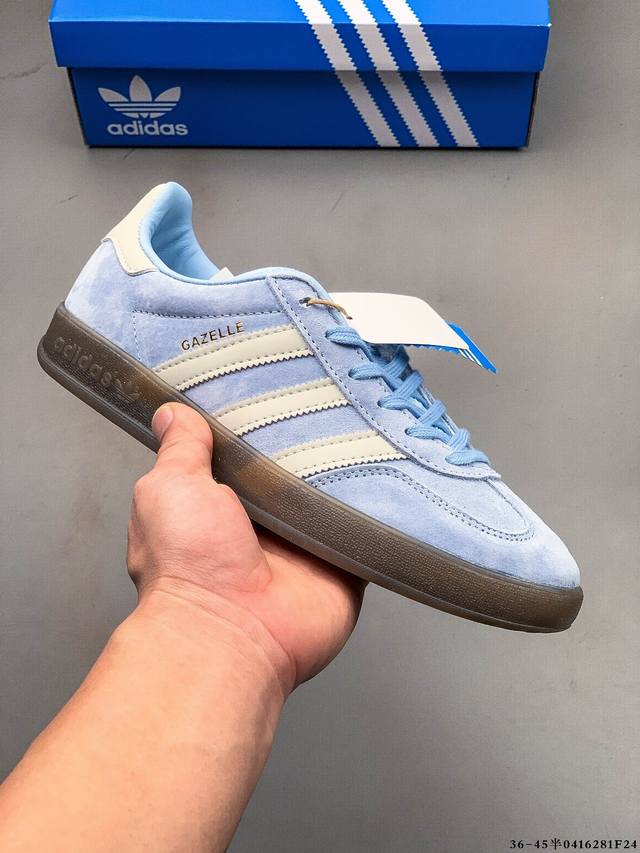True Half Size! Adidas Gazelle Low-Top Retro Versatile Casual Sports Shoes 04162