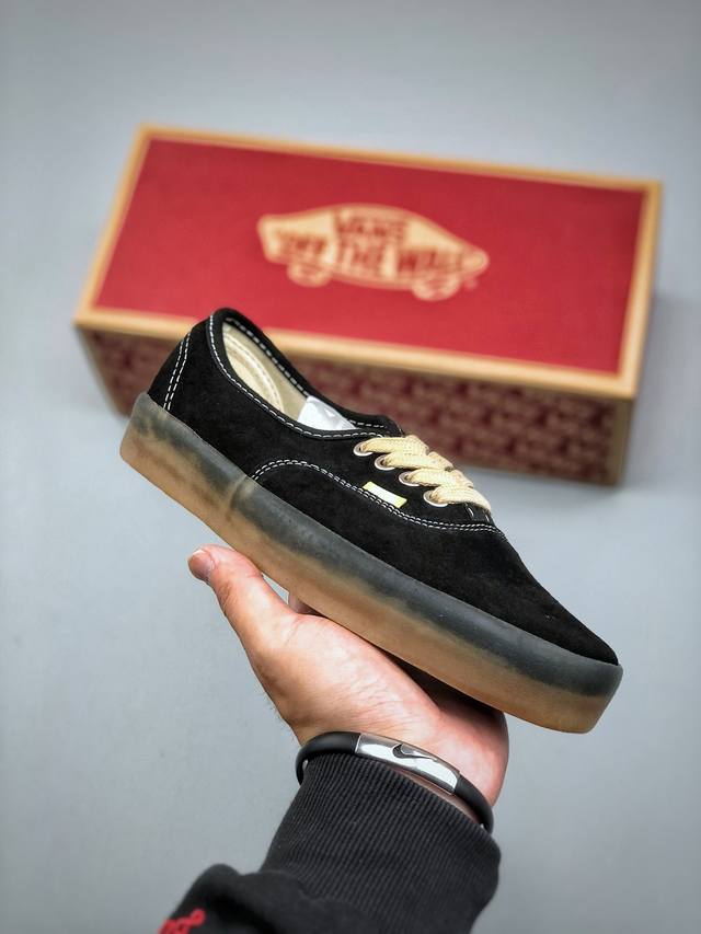 New Model Shipped Vans Premium Authentic Suede Retro Translucent Edging Men's An