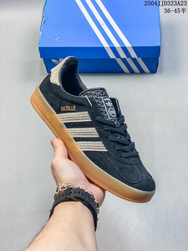 Ad Originals Gazelle Indoor Clover Retro Casual Non-Slip Wear-Resistant Low-Top