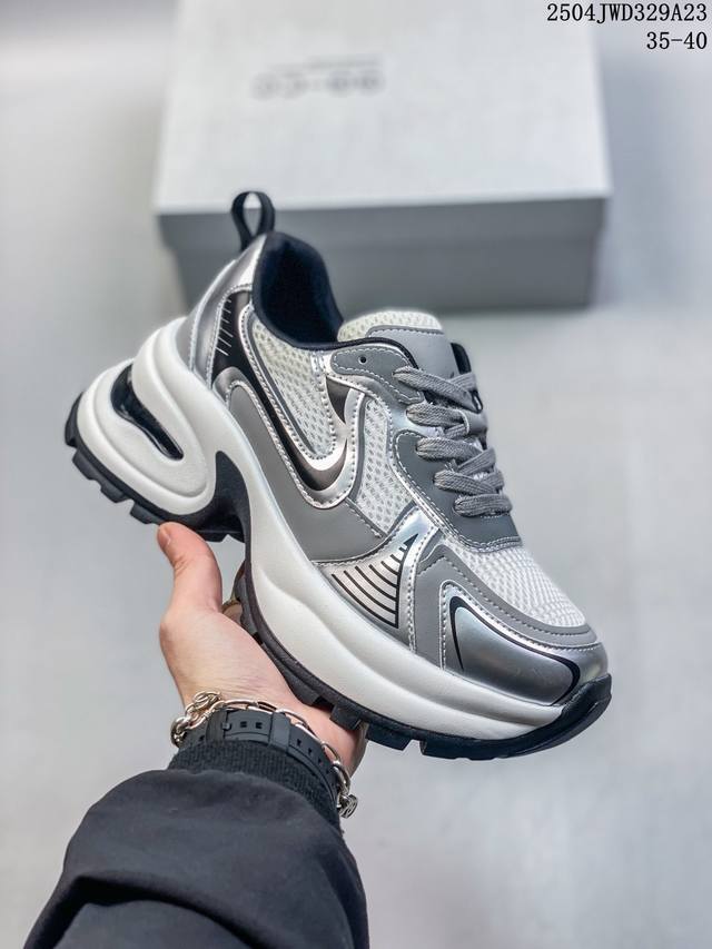 Gg-Cc Zhao Lusi's Same Style Casual Sports Thick-Soled Height-Enhancing Daddy Sh