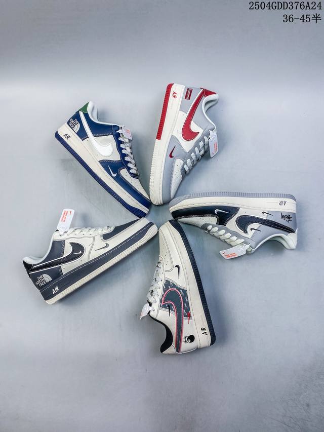 Limited Sale Overseas! Corporate-Level Nike Air Force 7 Low "The North Face Join