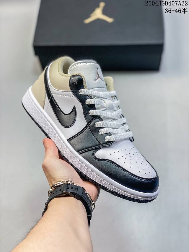 Corporate-Level Nike Air Jordan 1 Low Aj1 Joe 1 Low-Top Casual Sneakers Synchron