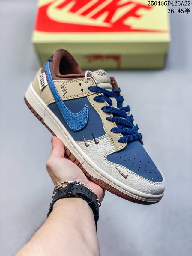 Overseas Hit Limited Sale! High-End Custom Nike Sb Dunk Low Stussy Joint ------