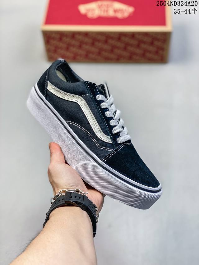 Vulcanization Process Ltsgt Vans Thick Sole Classic Os White And Black Top Genui