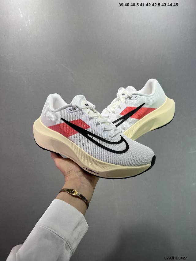 Corporate Nike Air Zoom Fly 5 Ultralight Running Shoes Fabric Shock-Absorbing Li