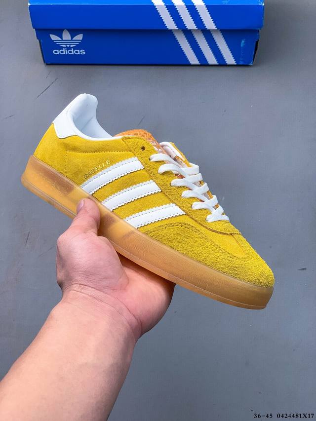 True Half Size! Adidas Gazelle Low-Top Retro Versatile Casual Sports Shoes 04244