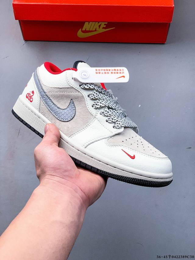 Company-Level First Layer! Nike Air Jordan 1 Low Aj1 Joe 1 Low-Top Trendy Slow S