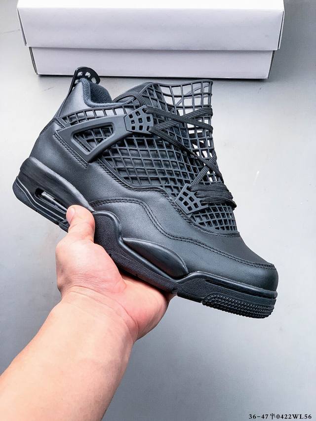 Pure Original Version! Air Jordan 4 Retro Og Cement Aj4 Joe 4 Retro Casual Sport