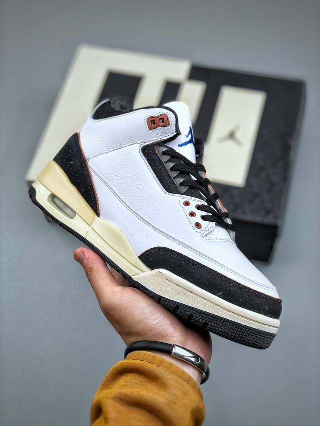 Air Jordan 3 Quai 54 Joint White And Black Aj3 Jordan 3 Generation Aj3 Joe 3 Whi