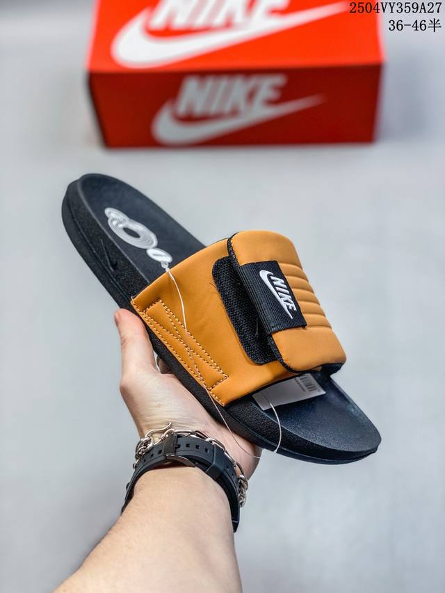 Nike Offcourt Adjust Slide Men's And Women's Slippers Shock-Absorbing Summer Vel