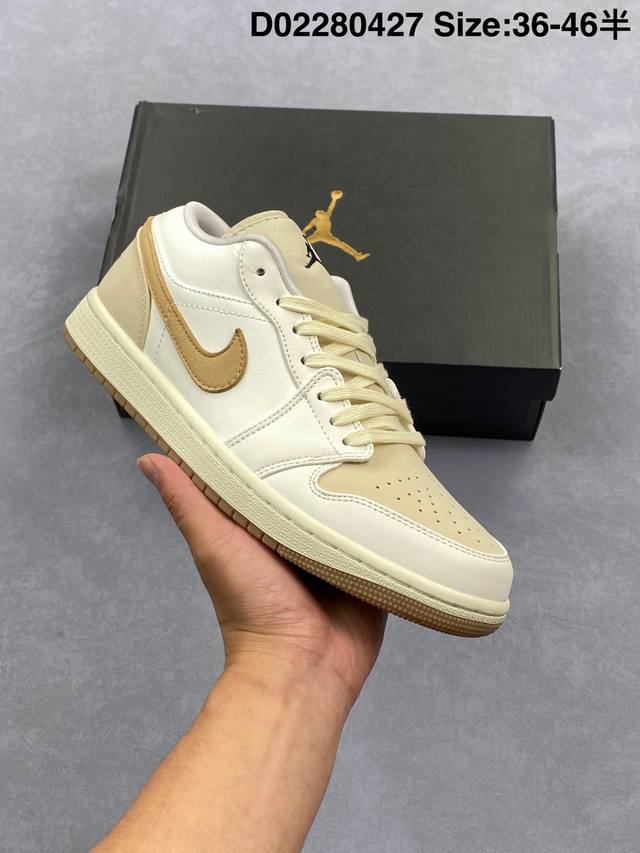 Jordan Nike Air Jordan 1 Low Se Aj1 Joe 1 Low-Top Casual Sneakers Synchronized O
