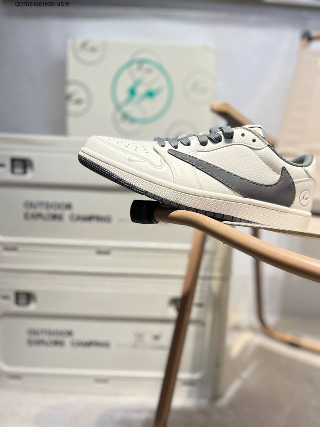 Company-Level Top-Layer Leather Jordan Air Jordan 1 Low Aj1 Low-Top Series Baske