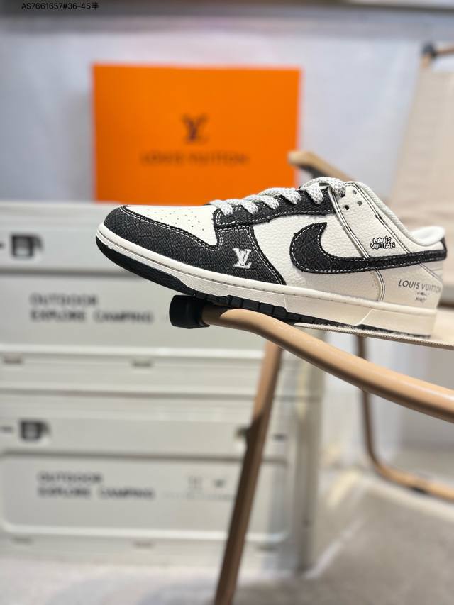 Nike Sb Dunk Low "Lv Joint" Anniversary High-End Custom Low-Top Casual Shoes Cus