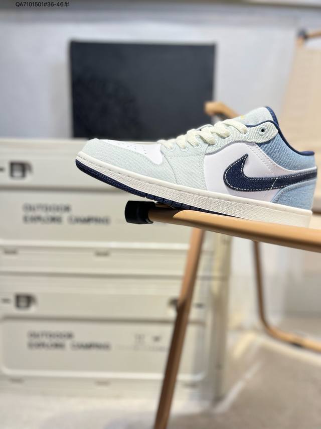 Company-Level Top-Layer Leather Jordan Air Jordan 1 Low Aj1 Low-Top Series Baske