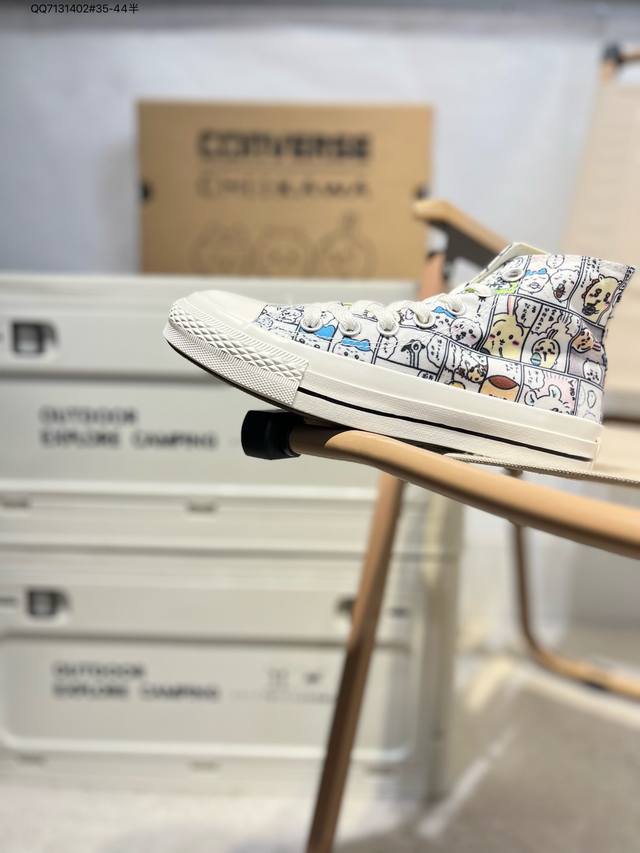 Converse Chuck Taylor All Star Tom Jerry Non-Slip Wear-Resistant High-Top Canvas