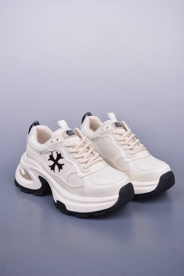 Gg-Cc Chunky Low Thick-Soled Height-Enhancing Sports Daddy Shoes Produced By Gua