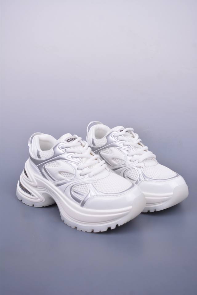 Gg-Cc Chunky Low Thick-Soled Height-Enhancing Sports Daddy Shoes Produced By Gua