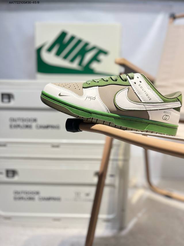 Nike Sb Dunk Low "Gucci Joint" Anniversary High-End Custom Low-Top Casual Shoes