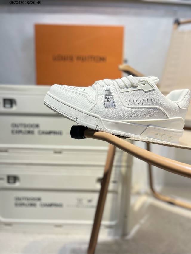 Louis Vuitton Lv Louis Vuitton Sneakers New Lv Trainer Latest Color Sports Shoes
