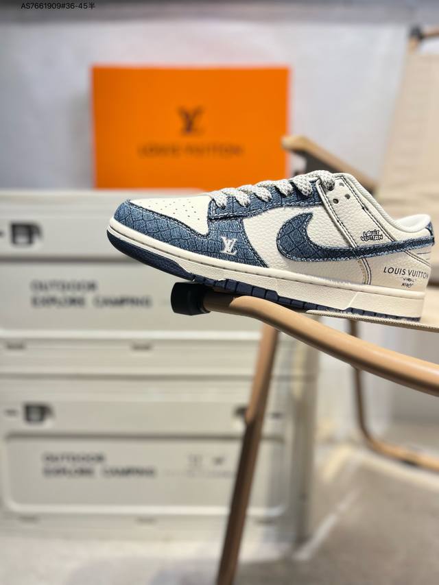 Nike Sb Dunk Low "Lv Joint" Anniversary High-End Custom Low-Top Casual Shoes Cus