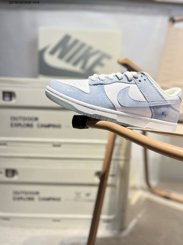 Nike Sb Dunk Low "Supreme Joint" Anniversary High-End Custom Low-Top Casual Shoe