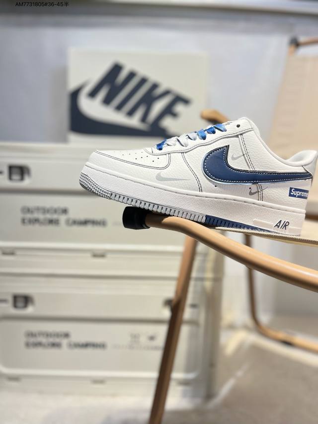 Supreme X Nk Air Force 1'07 Low Air Force One Low-Top Casual Shoes#Customized Le