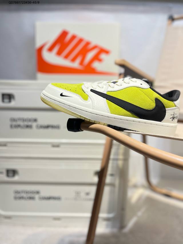 Company-Level First-Layer Pistusi X Jordan Air Jordan 1 Low Aj1 Low-Top Series B