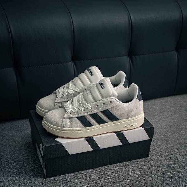 Core Private Adidas Grand Court Alpha Trefoil Casual Retro Sports Sneakers The C