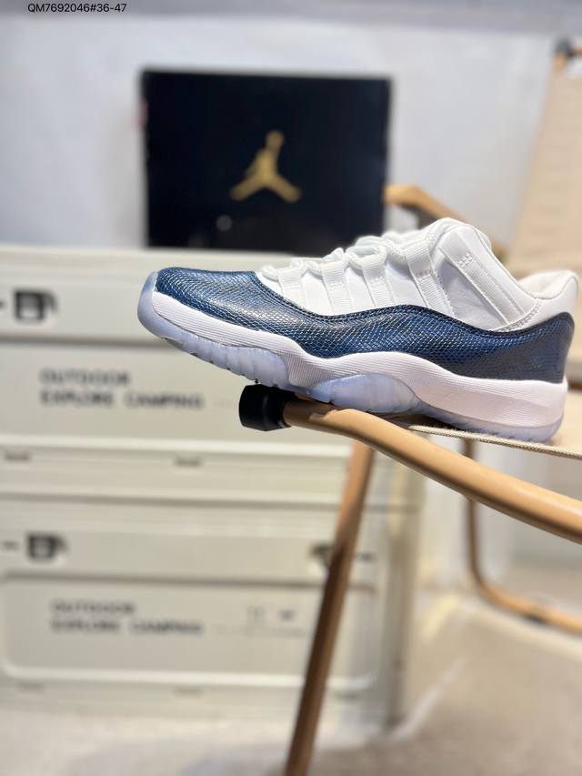 Air Jordan 11 Retro Low Concord Aj11 Michael Jordan Low-Top Sports Culture Baske