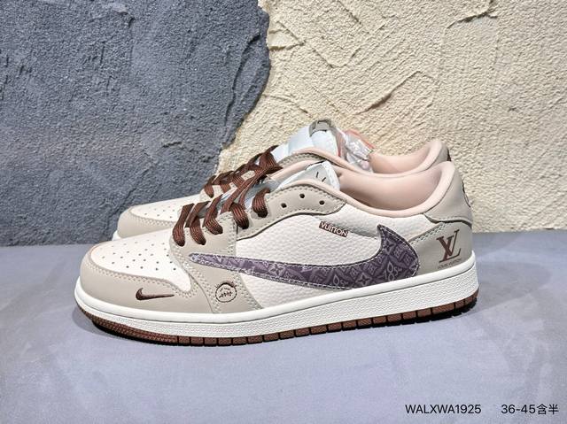 Travis Scott X Fragment Design X Air Jordan 1 Low Og Sp Aj1 Joe 1 Low Top Cultur