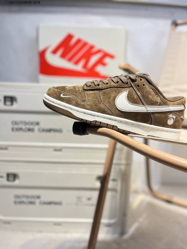 Nike Sb Dunk Low "Stussy Joint" Anniversary High-End Custom Low-Top Casual Shoes