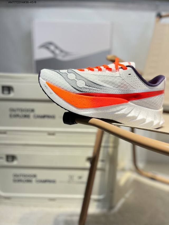 Saucony Endorphinpro 4.0 Land Speed Shark Racing Carbon Plate Sports Training Ru