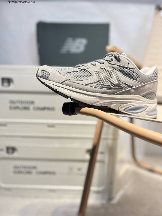 New Balance Series Retro Daddy Style Casual Shoes #Using Lightweight Cowhide Sti