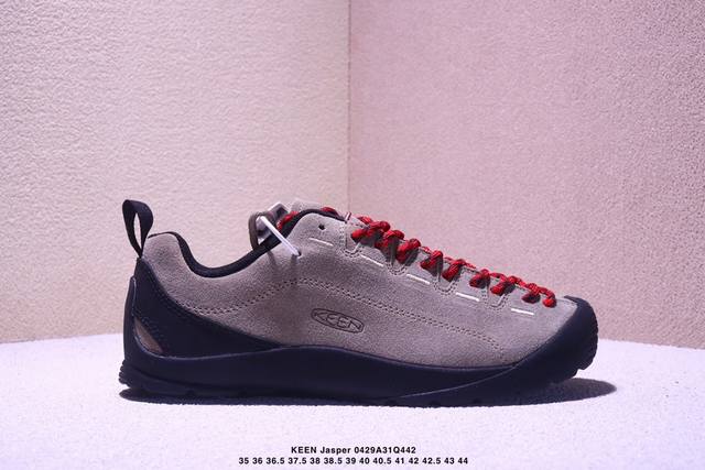 Keen Jasper Round-Toe Lace-Up Shock-Absorbing Anti-Slip Durable Low-Top Outdoor